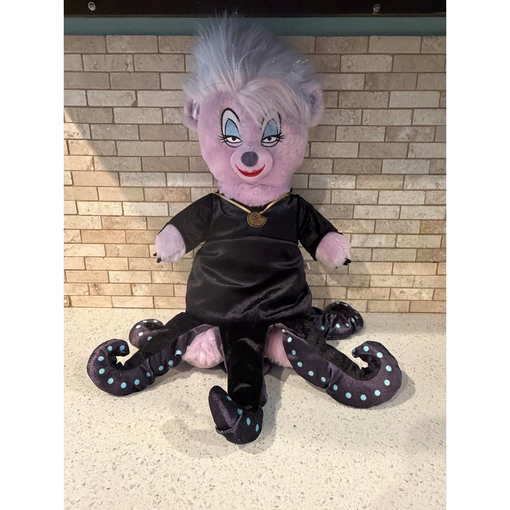 Build-A-Bear Disney Little Mermaid Ursula Plush With Outfit